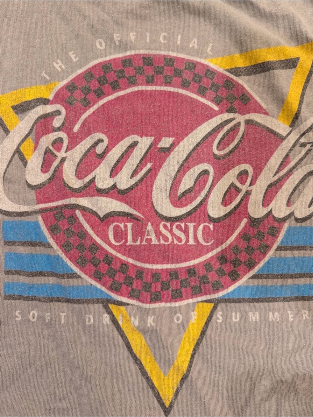 Coca-Cola Classic Retro Cropped Sweatshirt Top Size XS